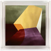 Essentially Minimal VI - High Resolution Giclee Printed Canvas Framed in Contemporary Clear Acrylic Frame